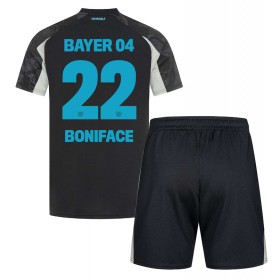 Bayer Leverkusen Victor Boniface #22 Tredje Kläder Barn 2024-25 Kortärmad (+ Korta byxor)